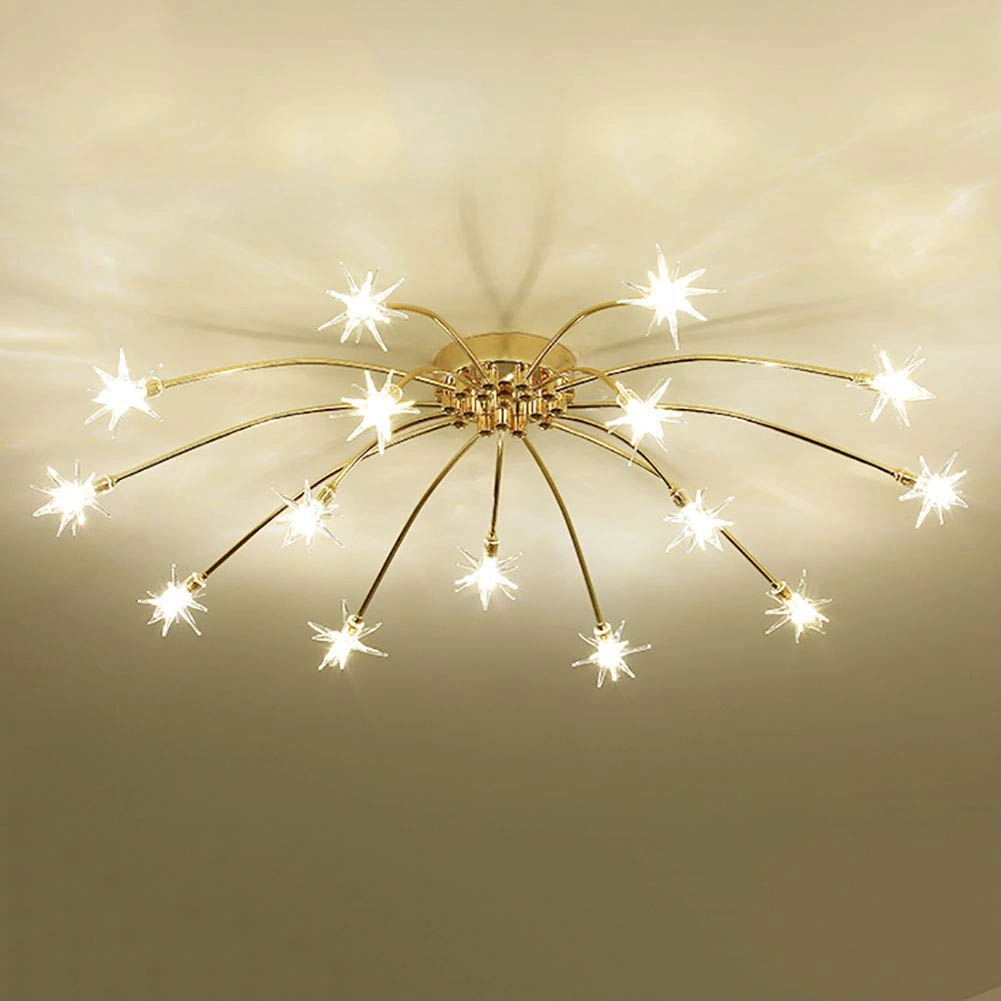 Nordic Art Stars Ceiling - G4 21 head Black and white light