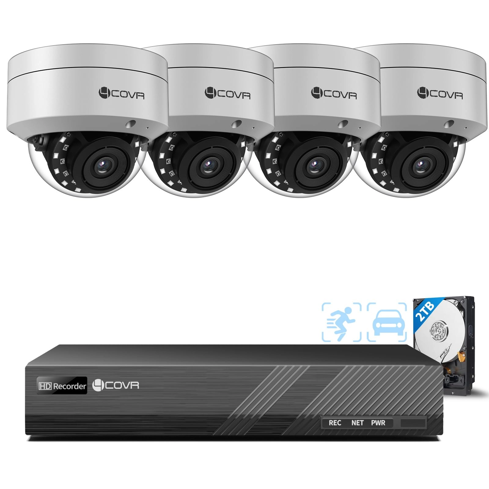 4COVR 12MP Security Camera System
