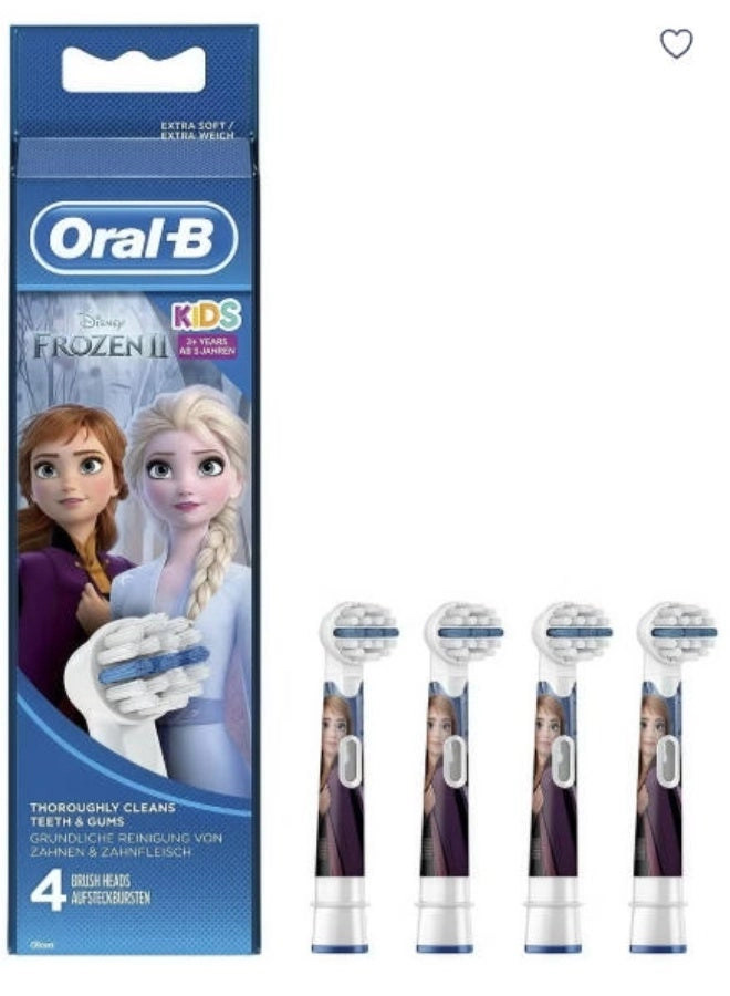 Pro Kids - Pack of 4 Extra Soft Bristles For Ages 3+