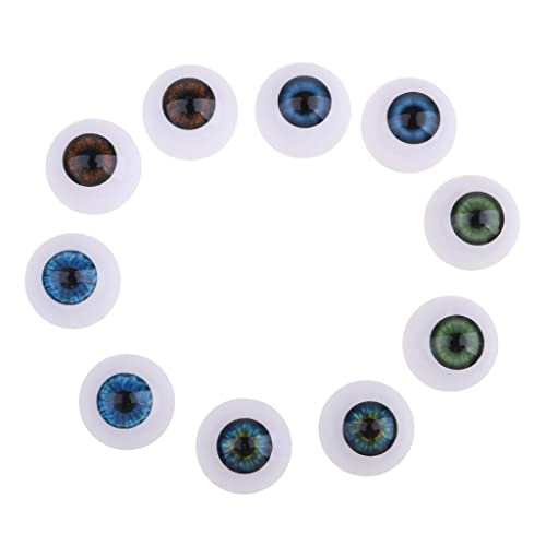 Realistic Human Eyes - 24 mm 5 Pairs