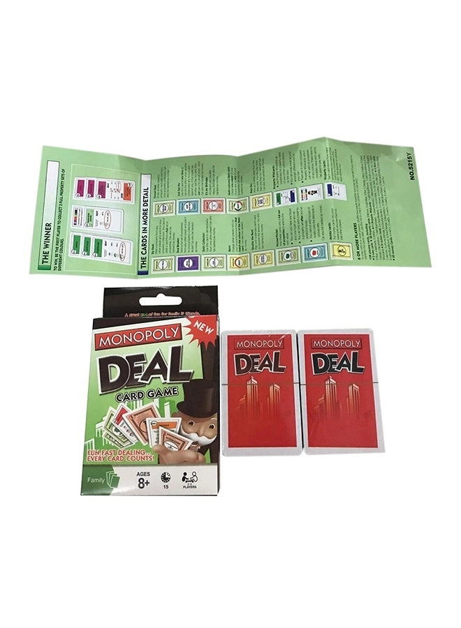Monopoly Deal - Card Game (15 minutes play time)