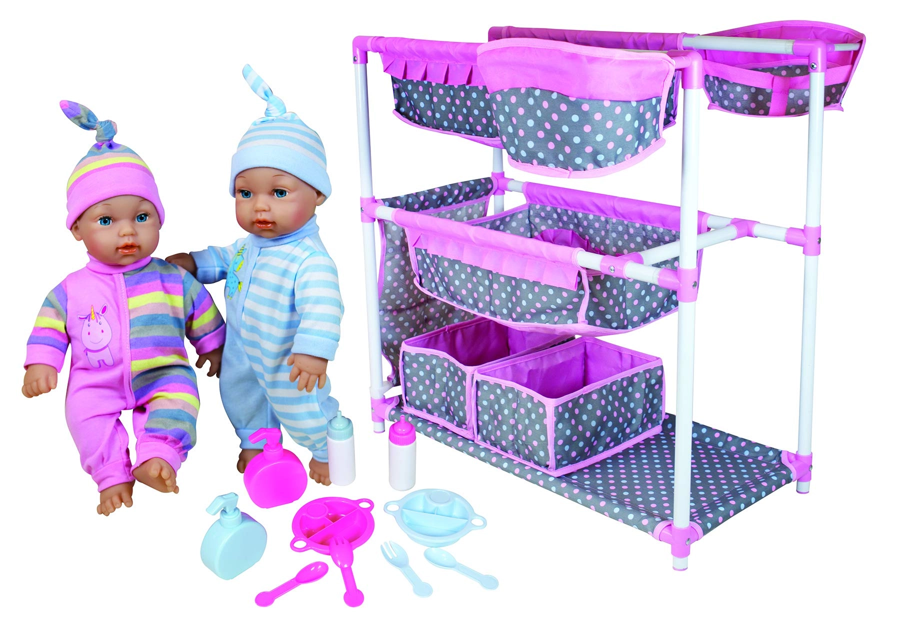 Lissi Baby Care Center - 10 Accessories + Baby Doll - 12" Ages 3+