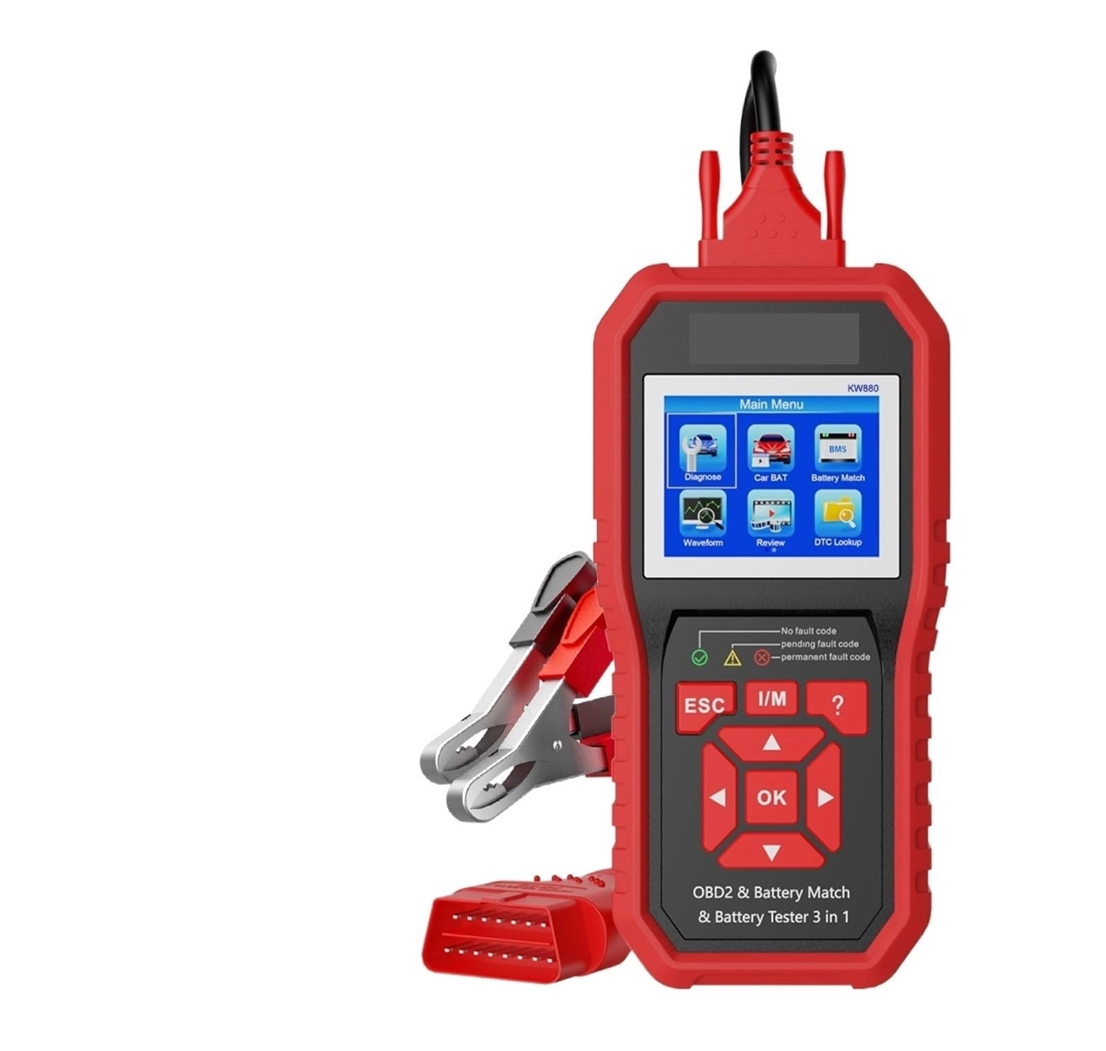 KW880 - Car Battery Tester Diagnostic Tool
