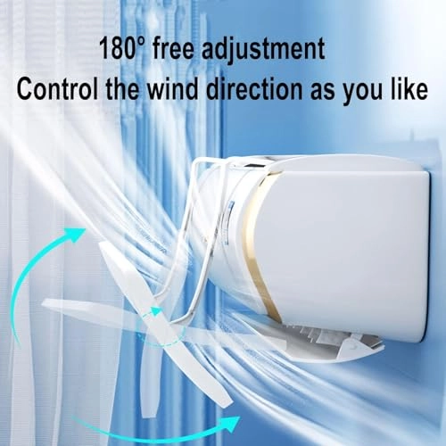 Air Conditioner Deflector - PVC 180° Adjustable