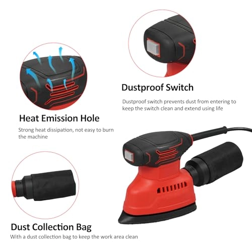 Detail Sander - 130W 1.1A 12000rpm