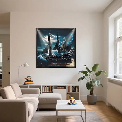 Wall Mount Display Stand - Compatible with 10365 Walnut wood