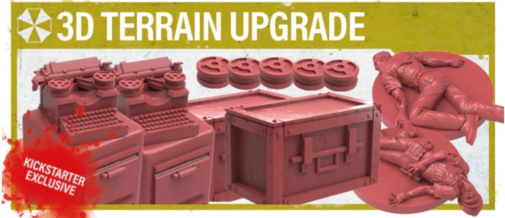 Steamforged Games Resident Evil 2 The Board Game: 3D Terrain Upgrade Set - Kickstarter Exclusive