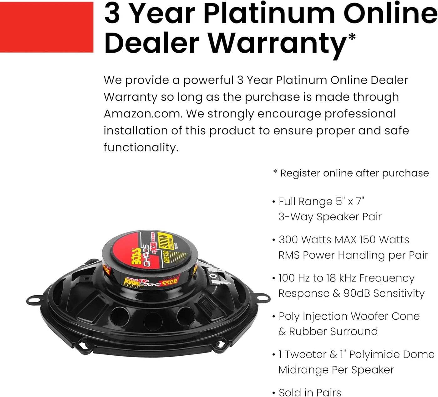 CH5730 - 5 x 7 inch 3-way