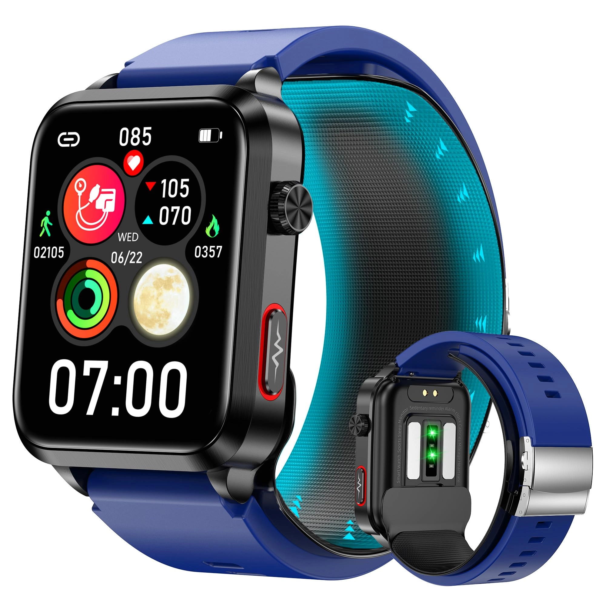 Yowow BIT Blood Pressure Smart Watch - 1.92 Inches 24/7 Heart Rate Blood Oxygen