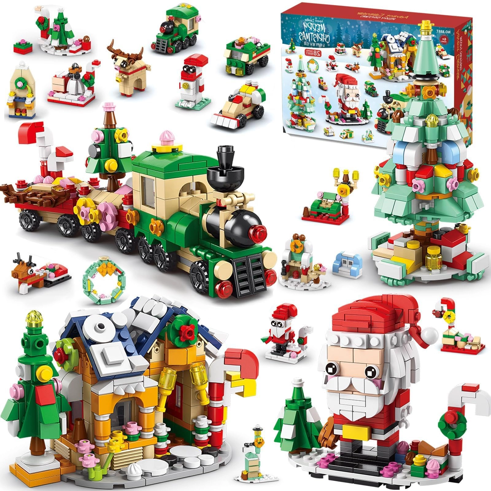 Beauenty Christmas Building Blocks - 24pcs