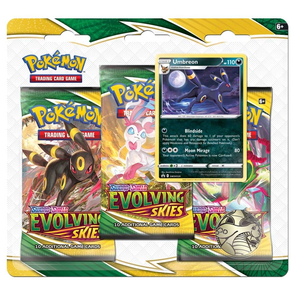 Sword & Shield Evolving Skies - 3x booster packs