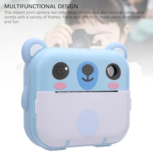 Instant Camera - 1080P 2 inch screen Grayscale printing