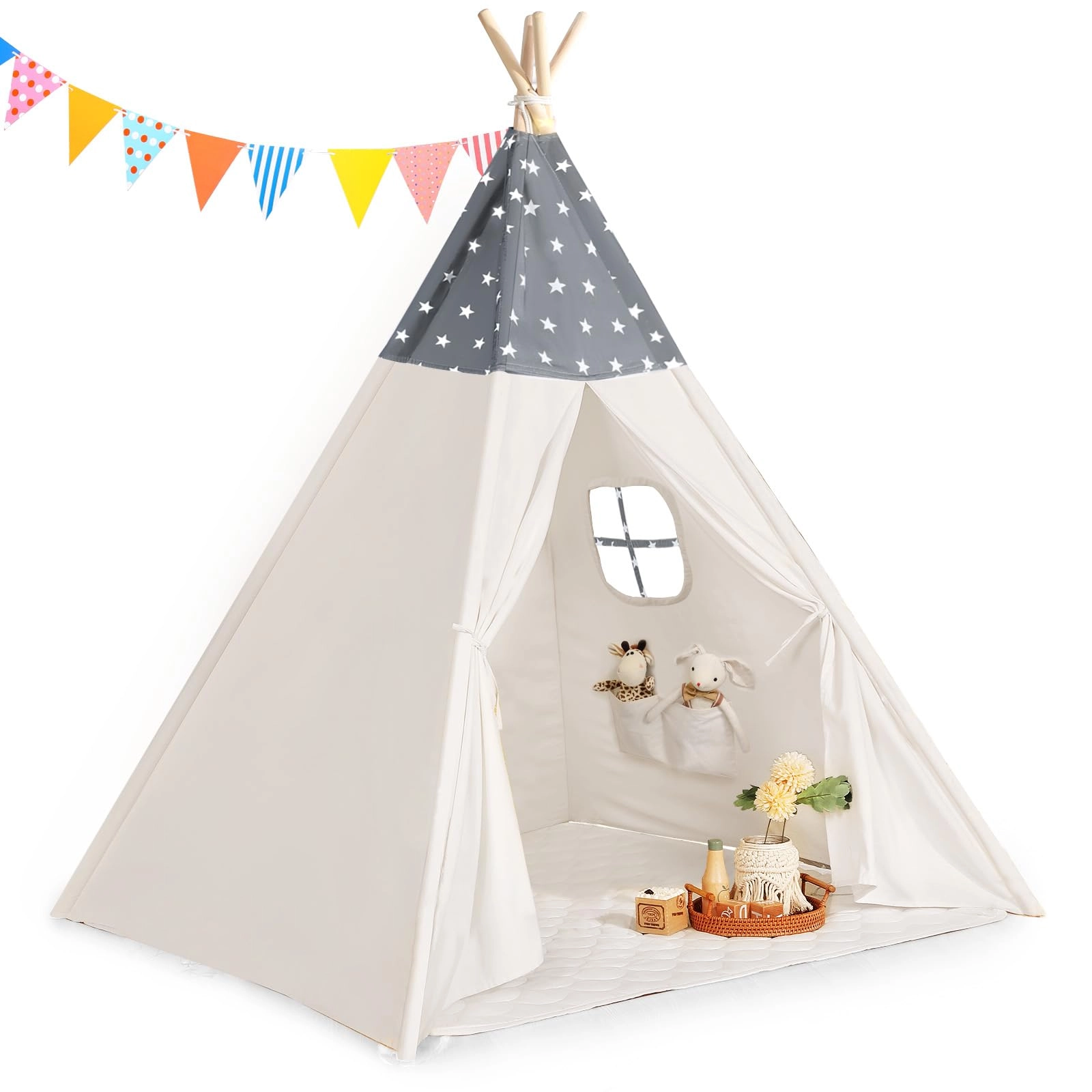 Teepee Tent - Large 47 x 47 x 61 inches