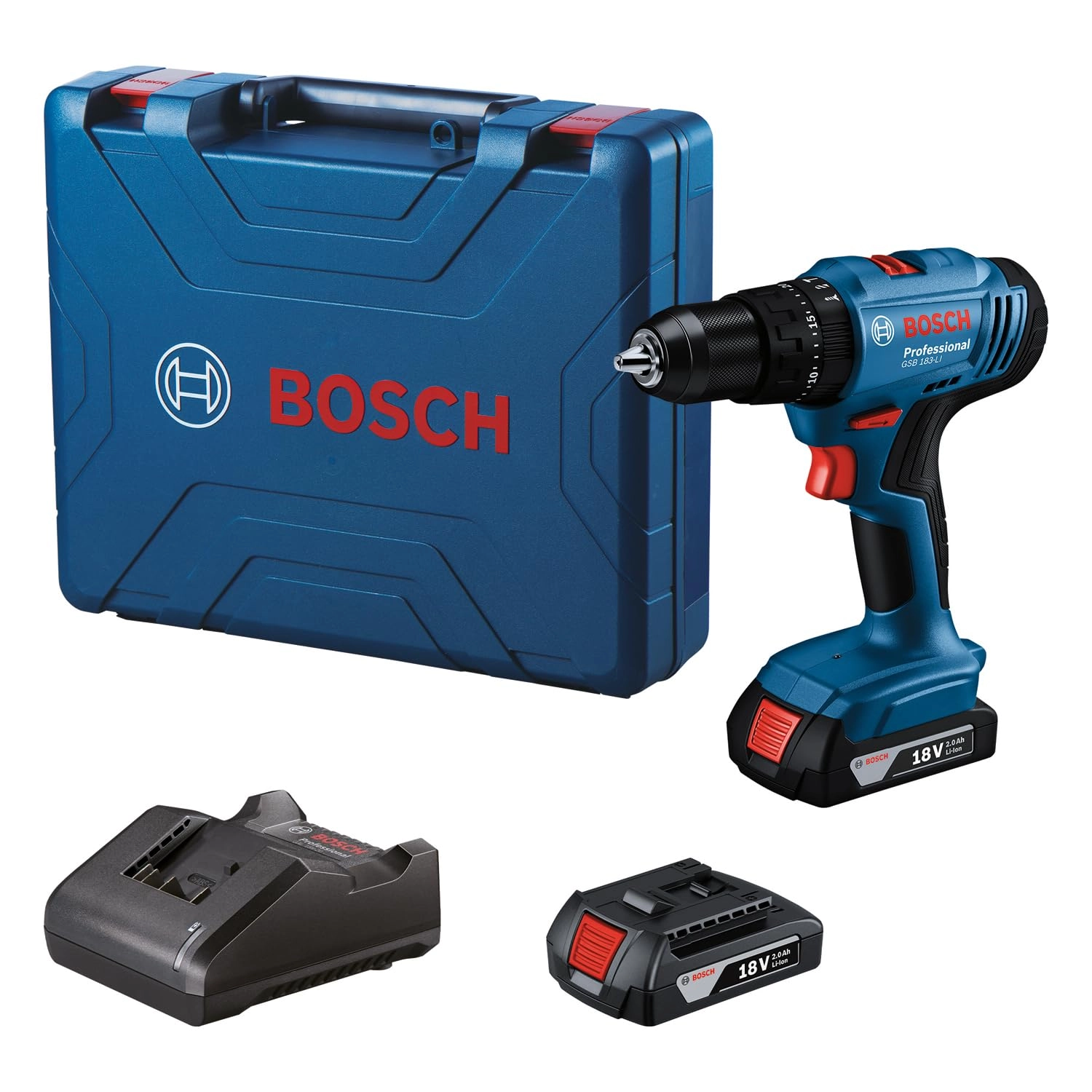 BOSCH Professional Power Tools GSB 183-LI - 18V Cordless Hammer Drill