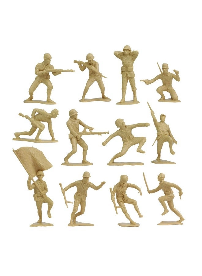 Classic Marx Japanese Plastic Army Men - WW2 Soldier Figures 32 pcs