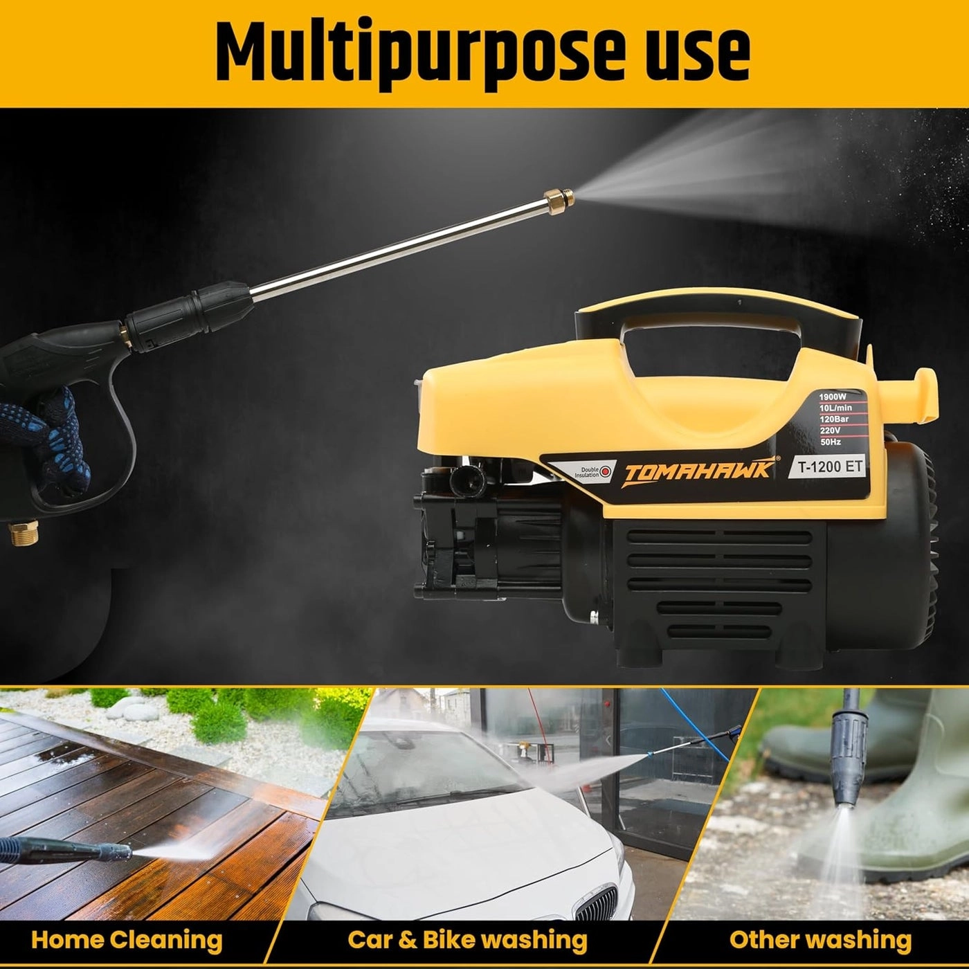 T1200 - 1900W 120 Bar 10Lmin