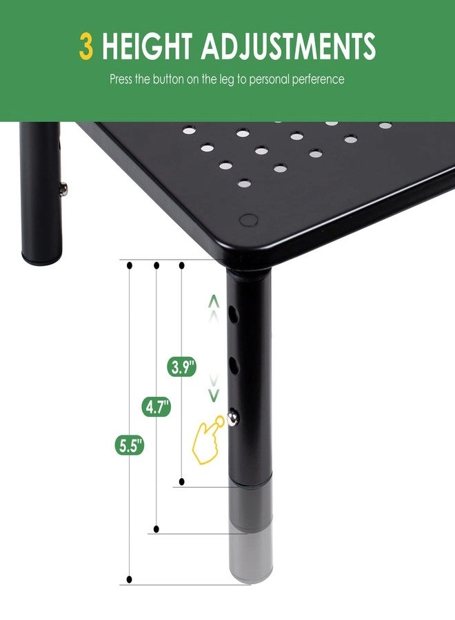 Desktop Riser - 2 Pack 3-Level Height Adjustable