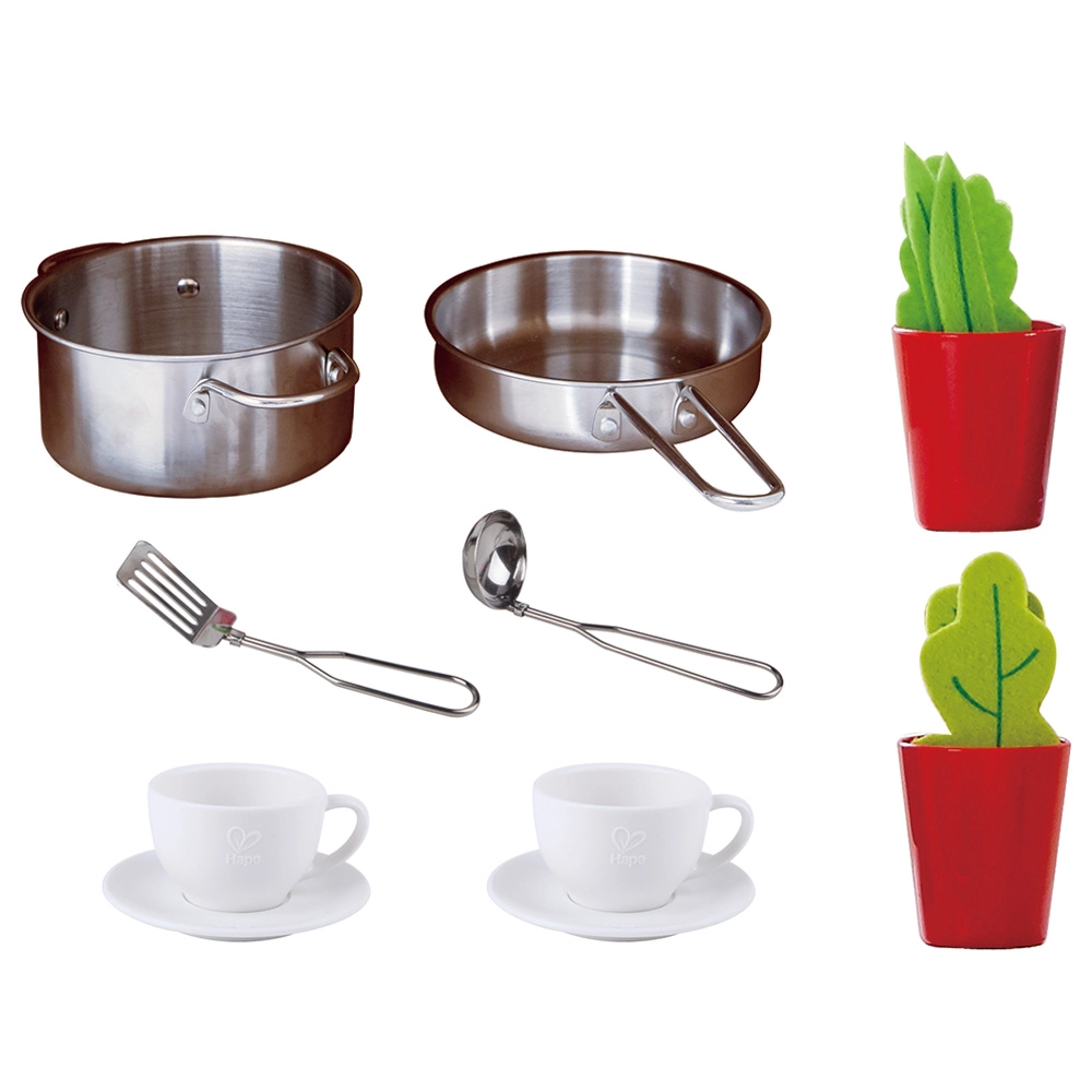 All in 1 Kitchen Playset - 15pcs + Little Chef Apron Set - 5pcs (BNDLE0091)