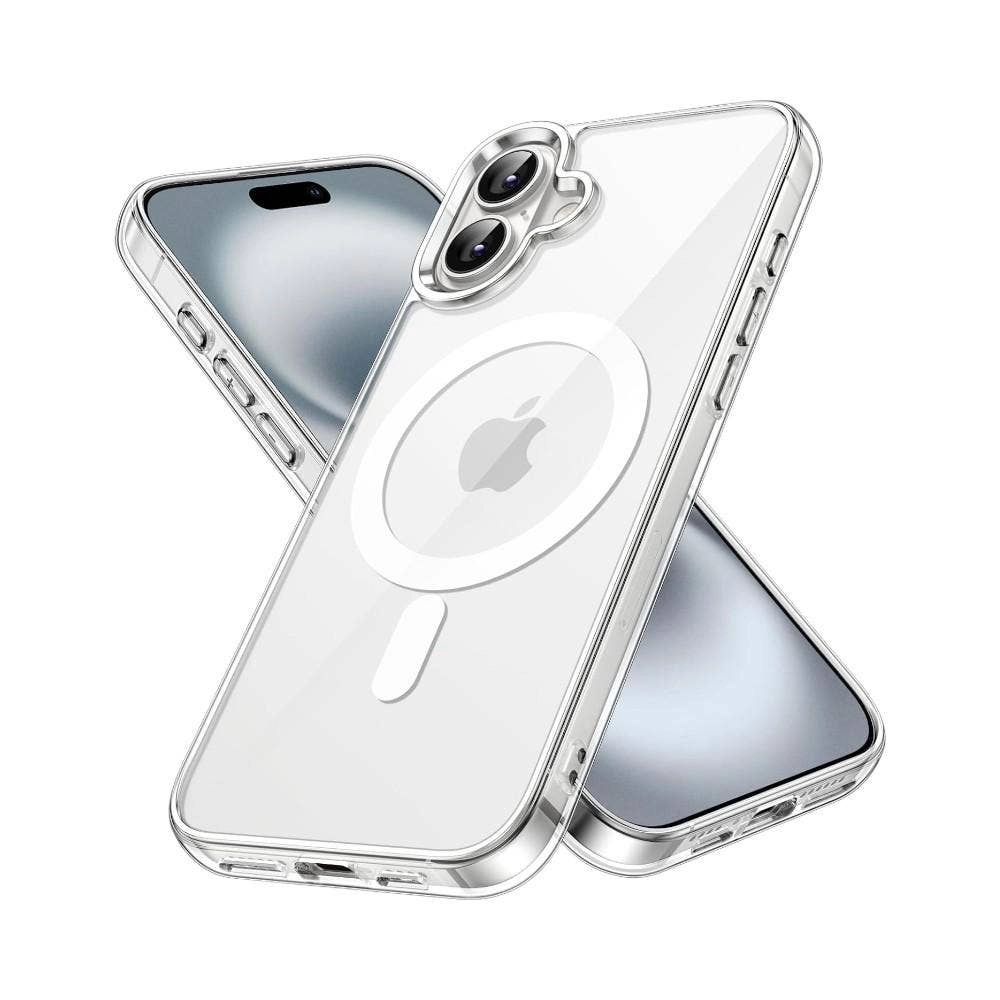 JETech Magnetic Case Clear Case with MagSafe for iPhone 16