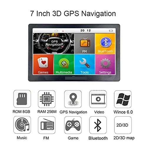 GPS Navigator - 7 inch 8GB 256M 489746523 for Trucks