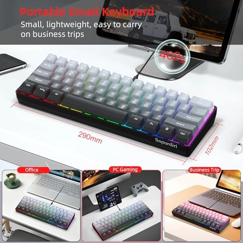 60% Wired Gaming Keyboard - USB-A