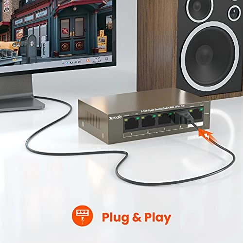 TEG1105P-4-63W 5-ports