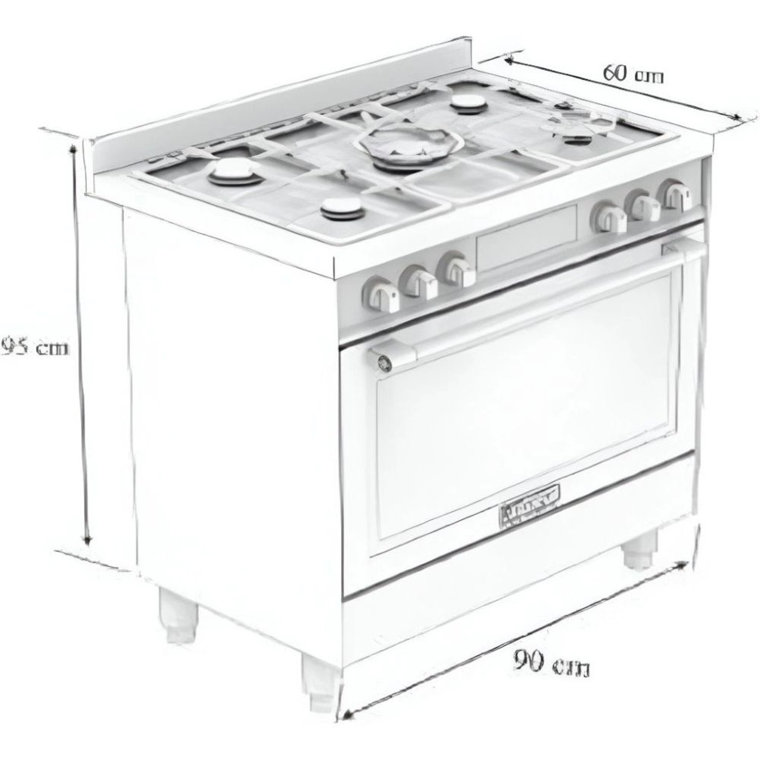 TCP29E95WX GAS Cooker