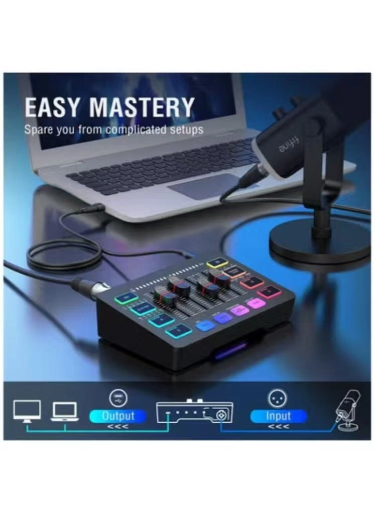 AmpliGame SC3 - XLR 48V Phantom Power RGB