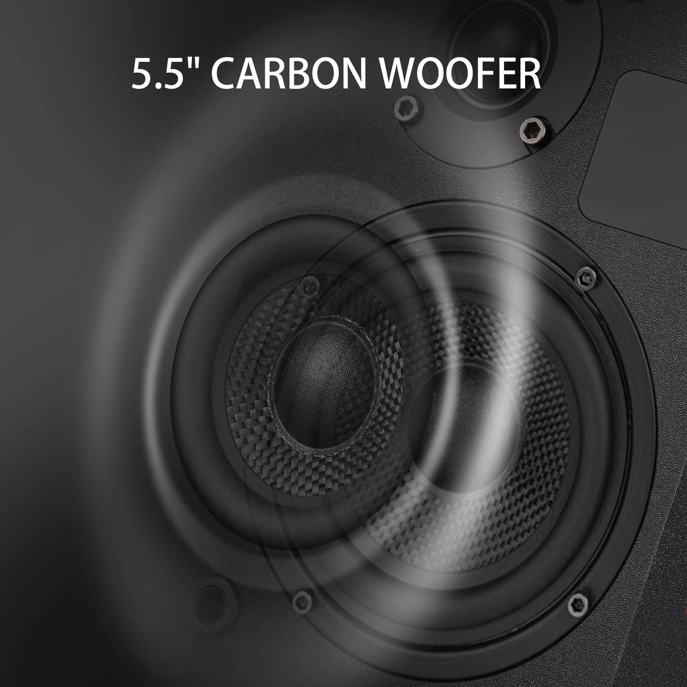 Powered Bookshelf Speaker Pair - 60W