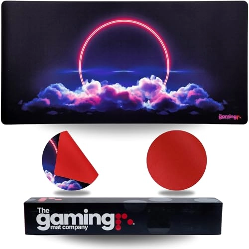 Cloud Circle Rubber Gaming Mouse Pad - 72x36 cm