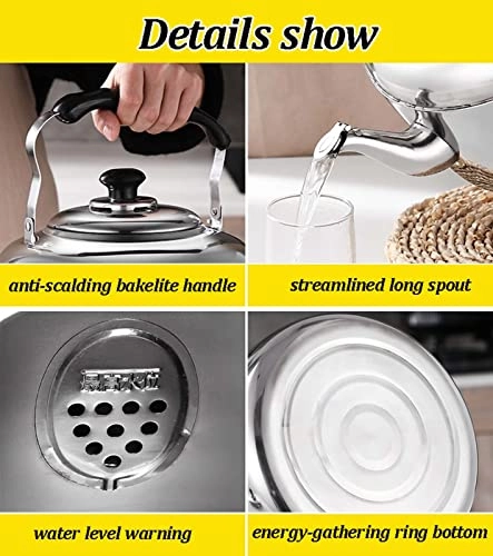 Stovetop Induction Whistling Kettle - 5L