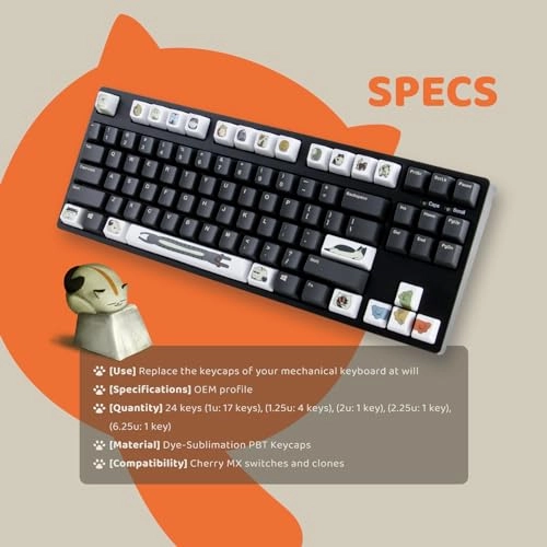 QKA KEEB QKAT KEYCAP - QWERTY USB