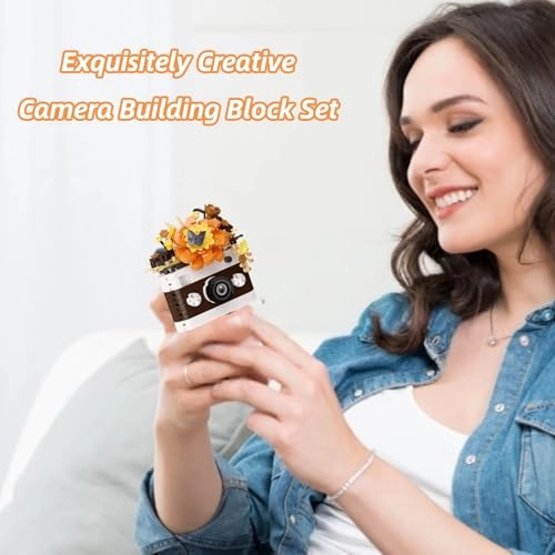 Orange Flowers Camera Building Sets (7442)