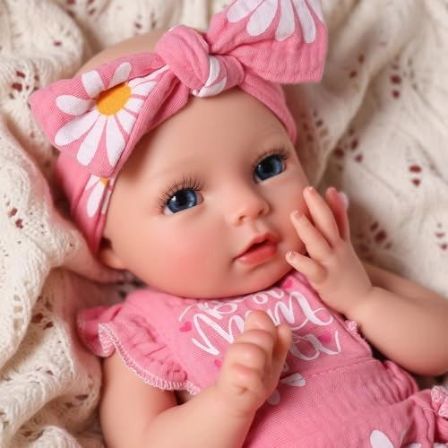 Reborn Baby Doll - 12 Inch Silicone Weighted Ages 3+