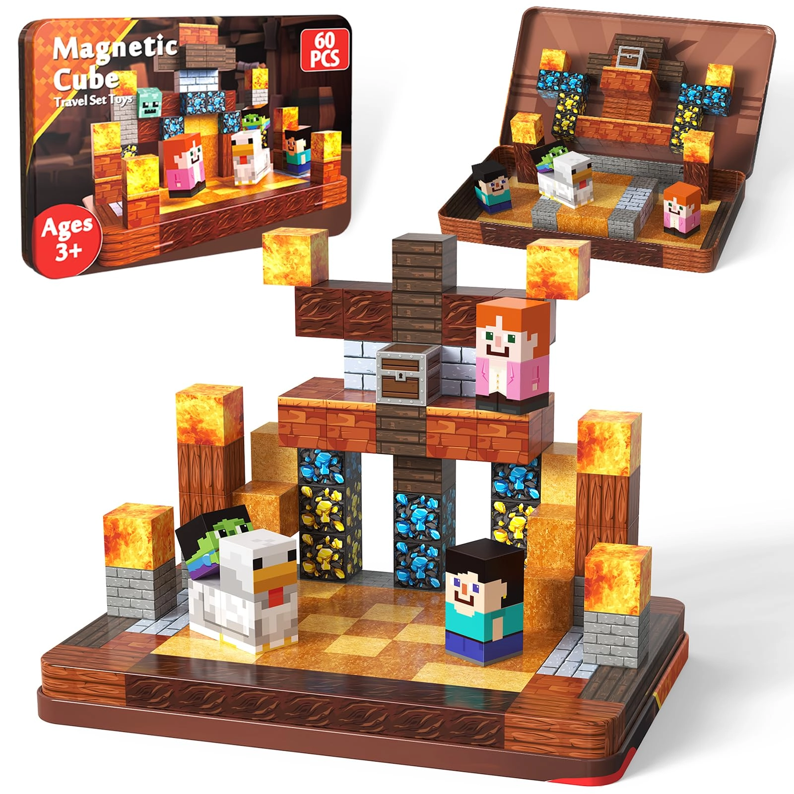 Magnetic Blocks - 60pcs