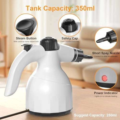 Handheld Steam Cleaner - 350ml