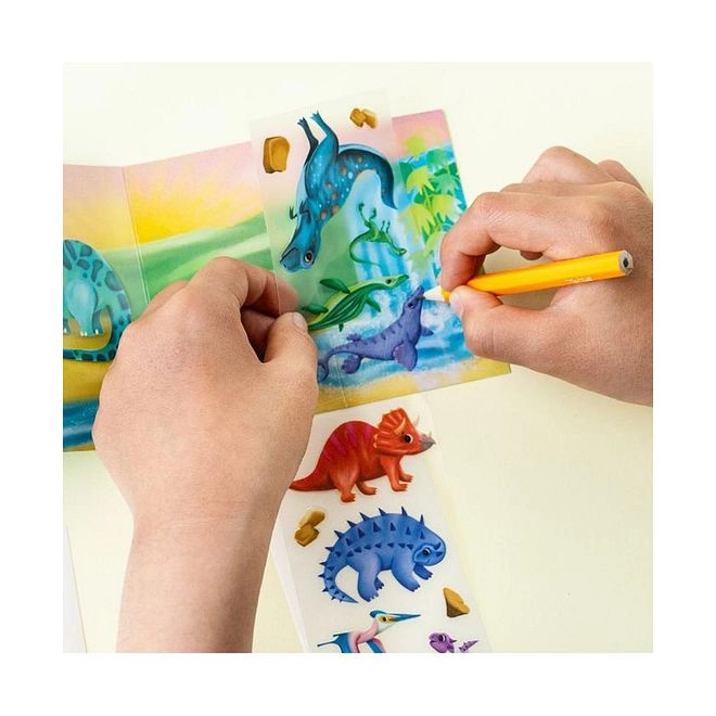 Dinosaurs Activity Sticker Book Mini Transfer Magic