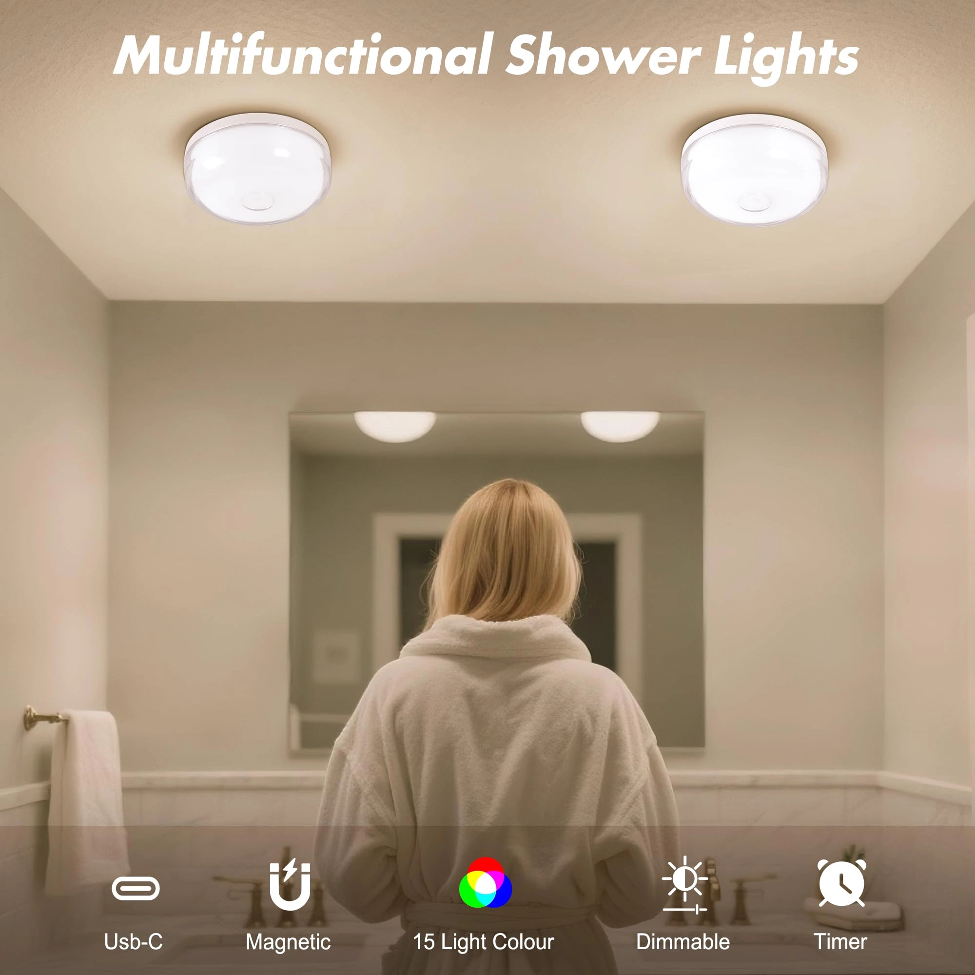 Shower Light - Multi-color (RGB)