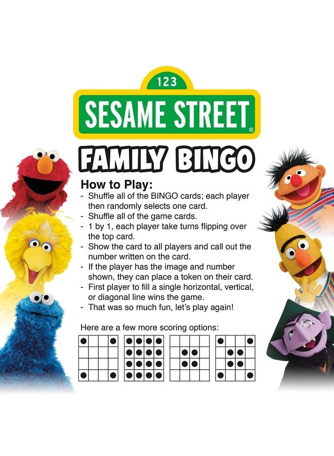 Sesame Street Family Bingo