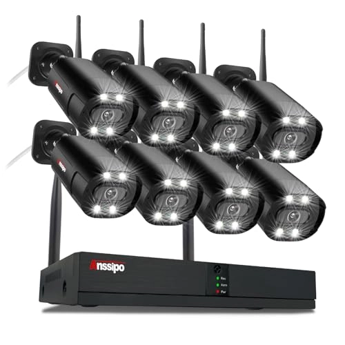 3MP HD WiFi Security Camera System - 8 8CH