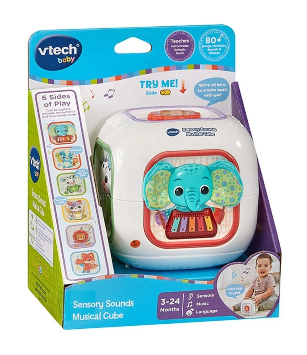 Sensory Sounds Musical Cube - Suitable for 3 to 24 Months