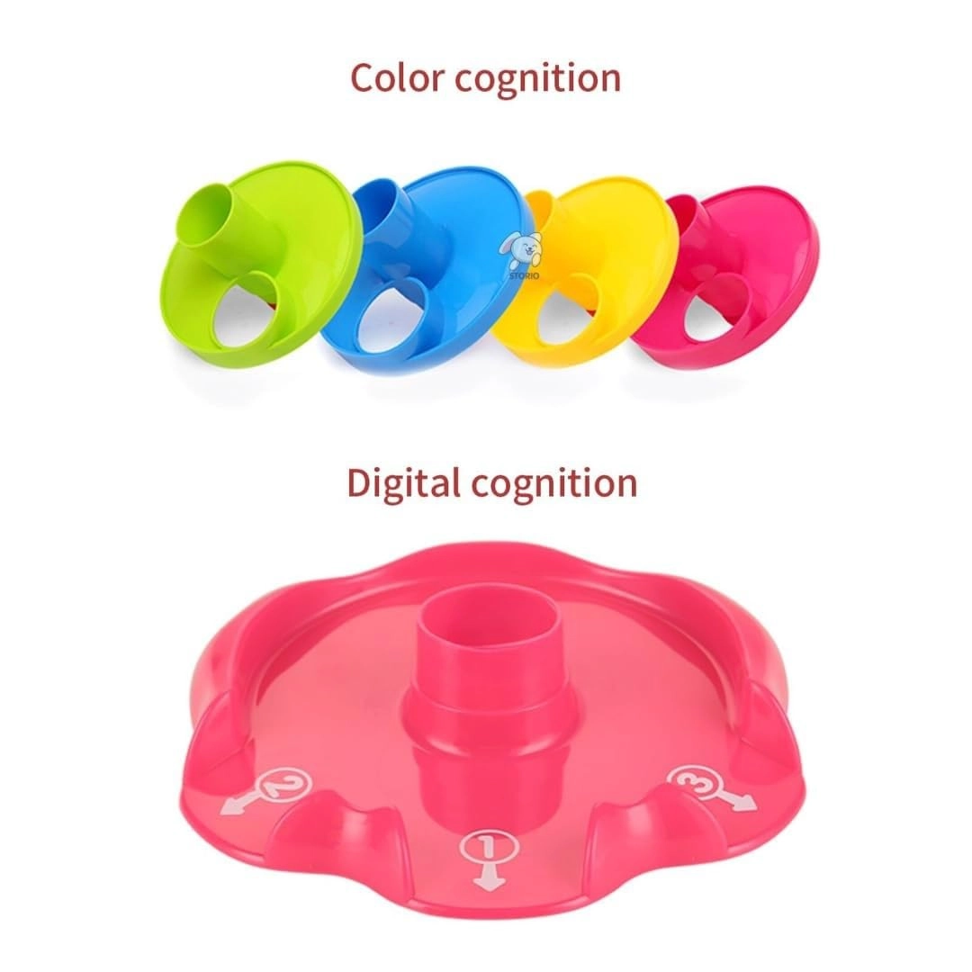 PLUSPOINT Monkeyball Drop Toy - 12 months+ 3 pieces