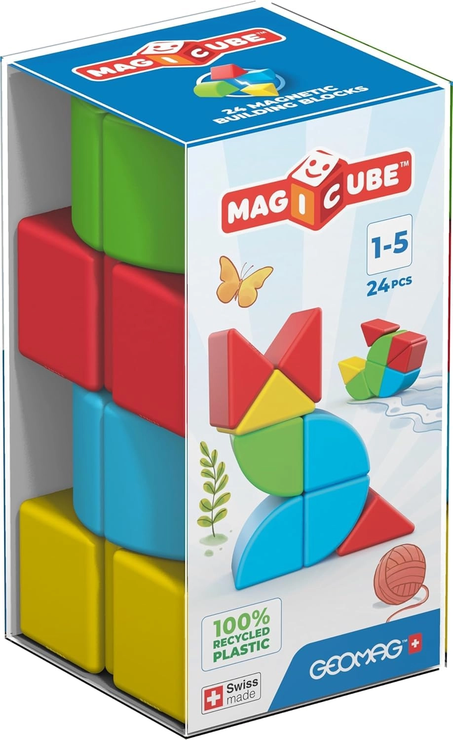 Geomag MagiCube Early Learning - 12 months and up 24 pieces