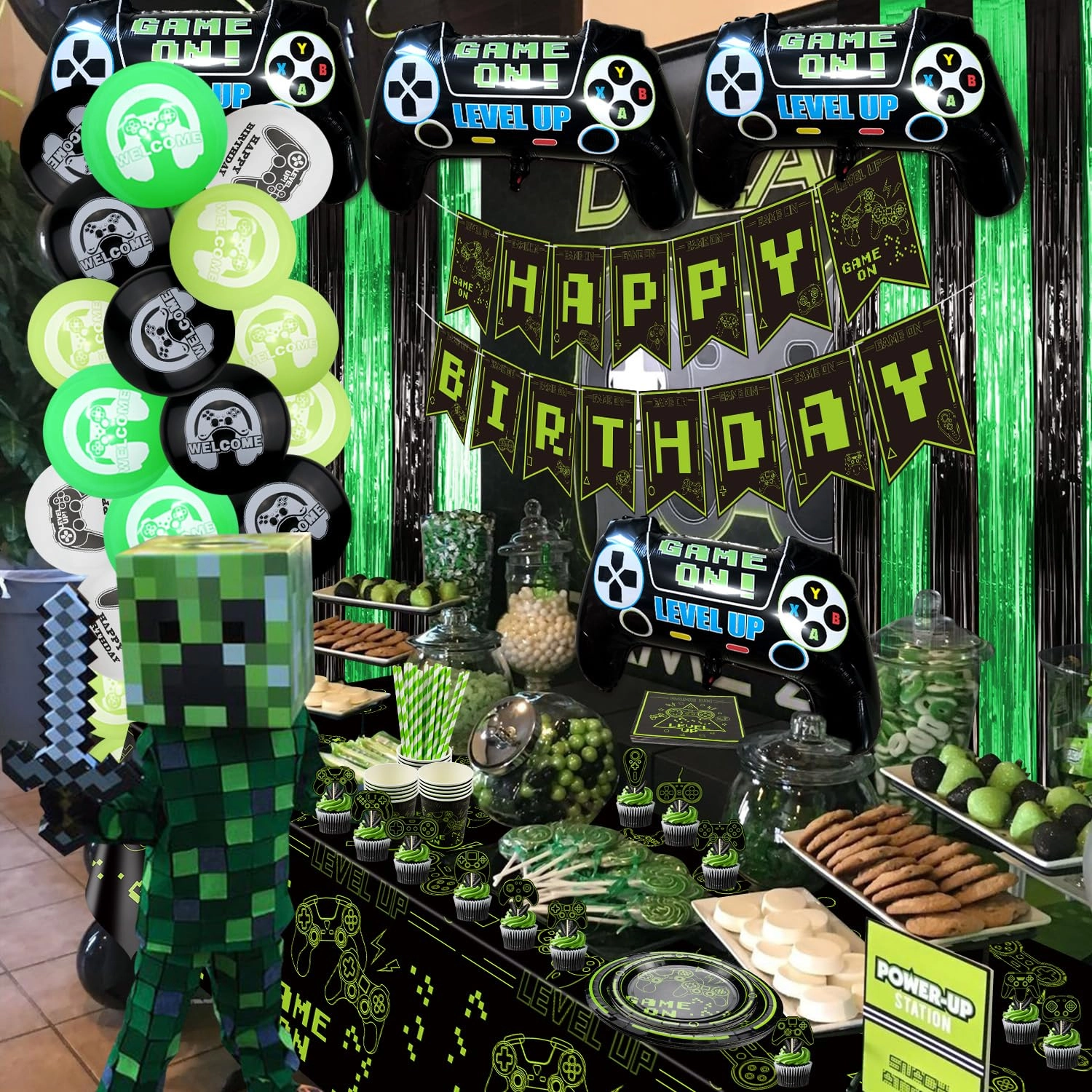 Video Game Party Supplies - 20 Birthday Kit