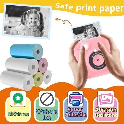 instant print camera paper - 6 pieces 2.2 Inches
