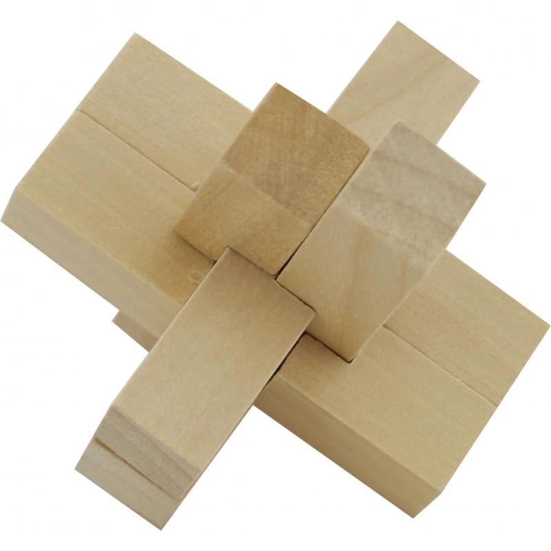 X 3 Lock 3D Wooden Puzzle (MT68555)
