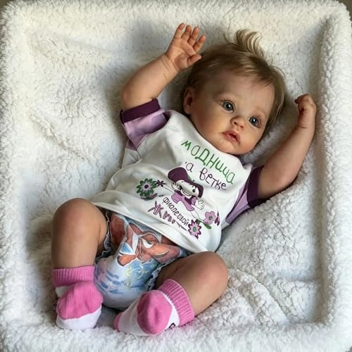 Reborn Baby Doll - 18 inch Full body vinyl Girl Ages 3+