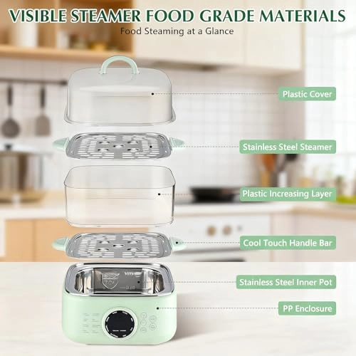 Electric Food Steamer - 9.3L