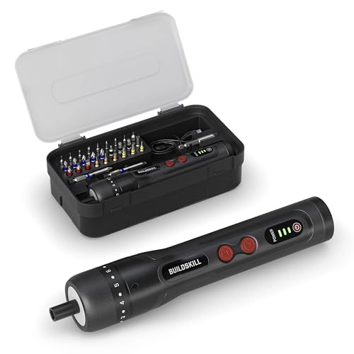 8V cordless screwdriver set - 1600 Milliamp Hours