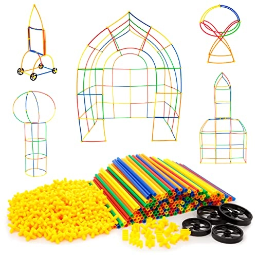 Straw Building Set - 600pcs